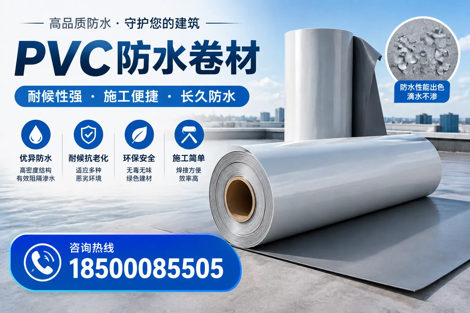 pvc防水卷材在吐鲁番的行业应用前景分析